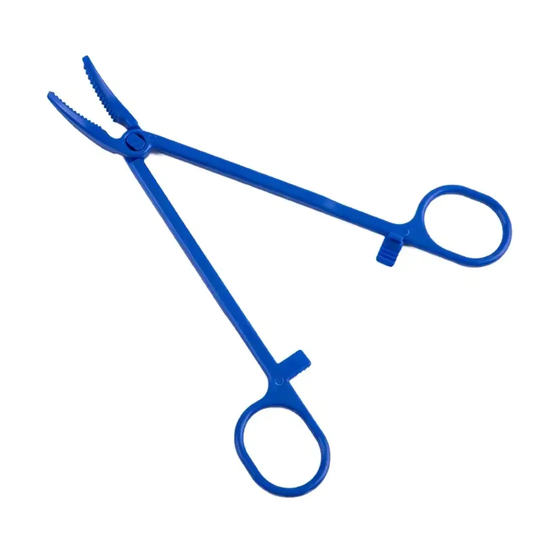 

20PCS Disposable Medical Hemostat Dental Dental Forceps Tools Curved Needle Nose Pliers Clamp Cotton Ball Pliers Medical Pliers