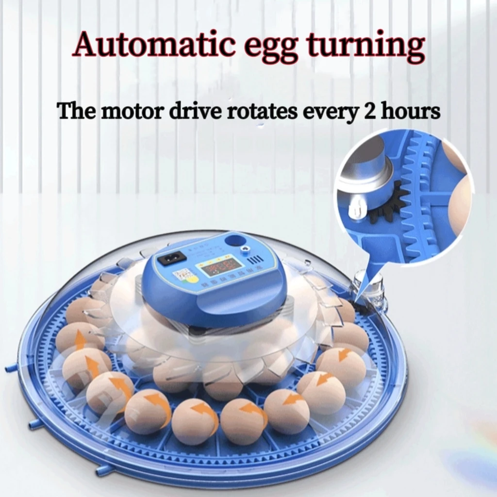 8 Egg Incubator Fully Automatic Turning Hatching Brooder Chicken Duck Quail Birds Electric Incubation Poultry Farm Hatcher