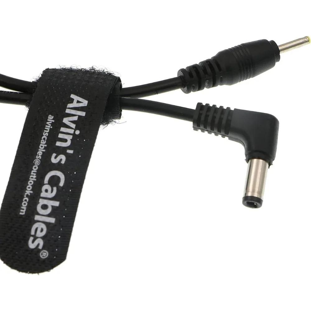 Alvin’s Cables DC Power-Cable for BMPCC Blackmagic Design Pocket Cinema Right Angle DC to 2.5 0.7mm DC 12V Cord 12inches| 30cm