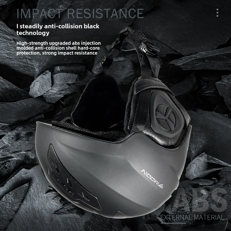 MOON 스키 헬멧 - 통풍구 4개/열 안감/스키 스노보드 헬멧용 겨울 스포츠 보호 장비(남녀공용 성인)