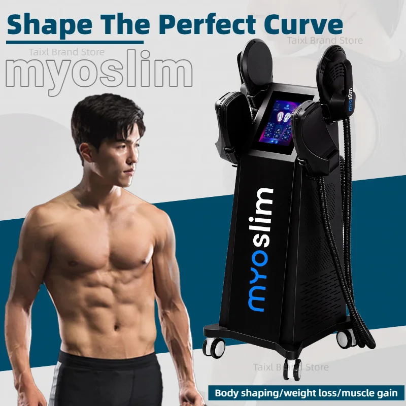 EMS RF High Intensity EVibration Pulse Electromagnetic Body Shaping Professional Muscle Growth And Fat Burning Machin MYOslim
