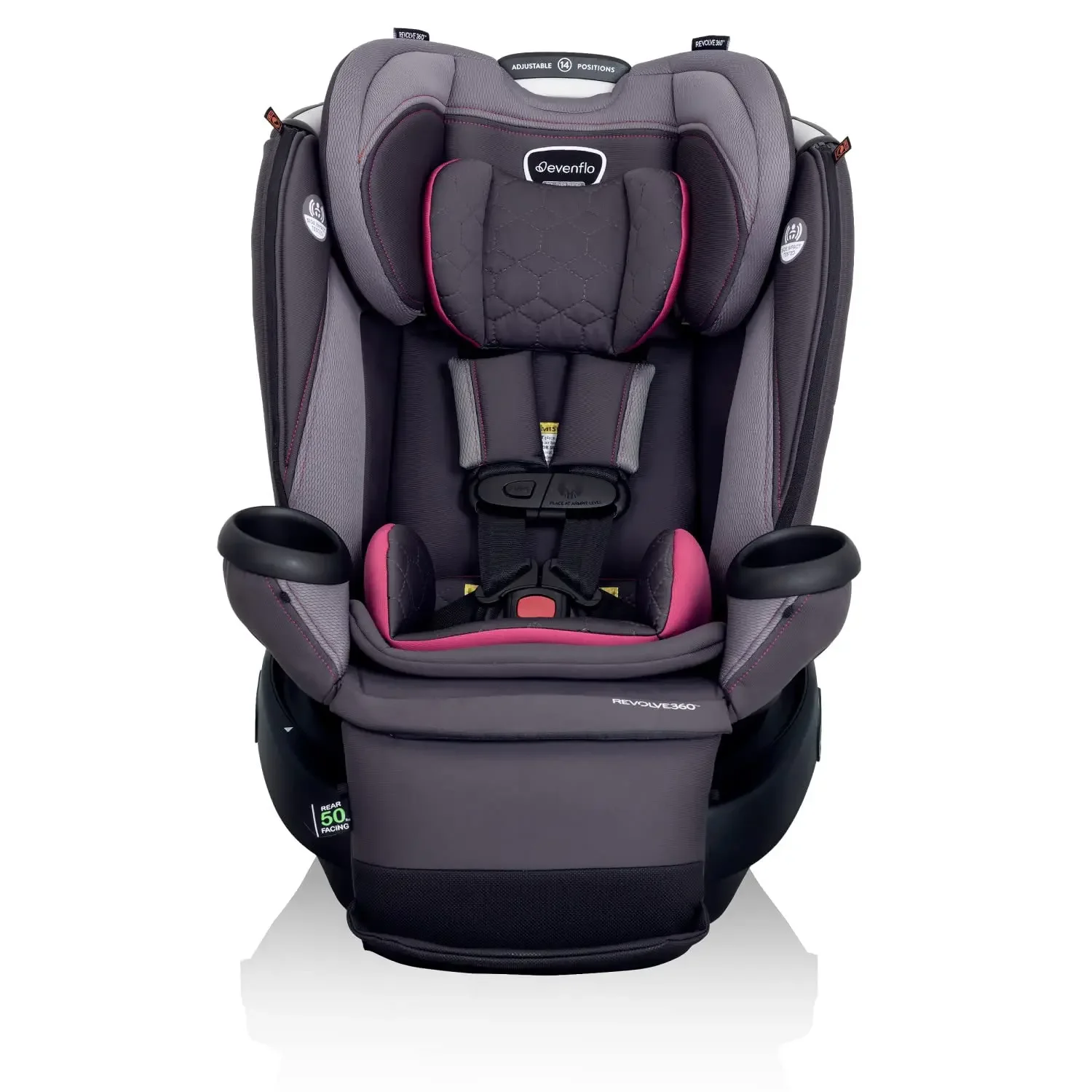 Revolve360 Extend Rotational All in 1 Convertible Car Seat, Rear Facing up to 50 Pounds with 360 Degree Rotation and 3 Modes