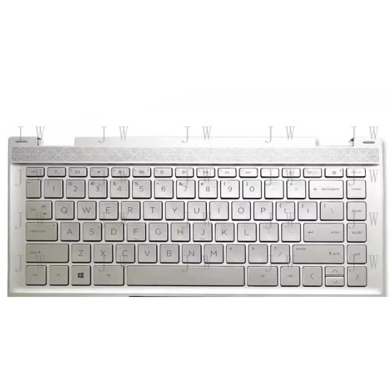 DDW  FOR  HP Pavilion X360 14-DW TPN-Q171 Metallic Palmrest L85715-001 Keyboard Touchpad