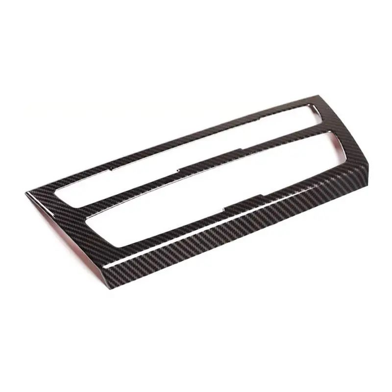 For BMW 1 Series F20 F21 F22 F23 2012-2018 ABS Carbon Fiber Center Console Air Condition Mode AUTO A/C Panel Frame Cover Trims