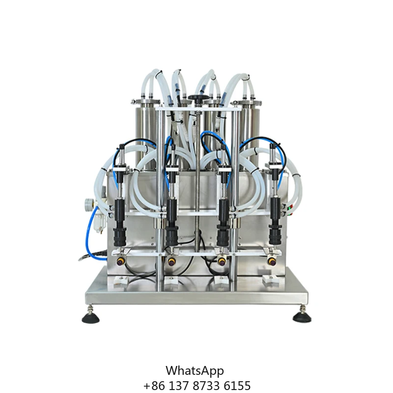 2025 Latest Desktop 4 Nozzle Small Dropper Perfume Liquid Vacuum Filler For Accurate Filling