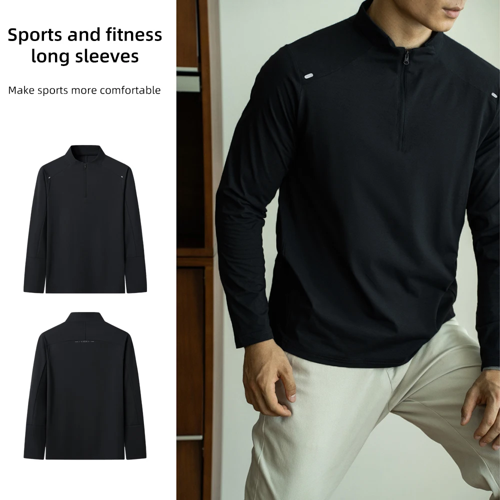 Half Zip Autumn And Winter Customize Long Sleeved Pants Set Futsal Sportswear Train Club Basic Football Uniforms trade wholesale