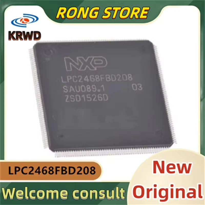 (2PCS)  LPC2478 LPC2468  New and Original Chip IC LPC2478FBD208  2478 LPC2468FBD208  2468 LQFP208