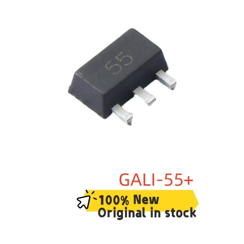GALI-55 RF Amplifier Module: 4GHz bandwidth, 20dB small-signal amplification, low noise.