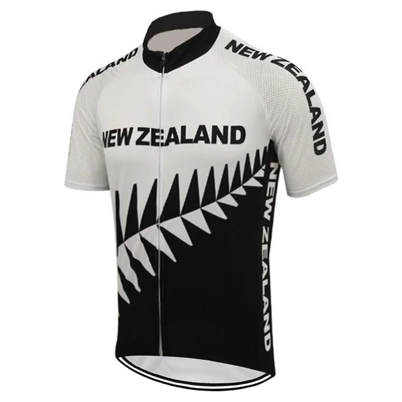 New Zealand Cycling Jersey National Pro Cycling Shorts Jacket Bicycle Race Wear Bike MTB Road Bicycl Top Summer Men Sport Dress