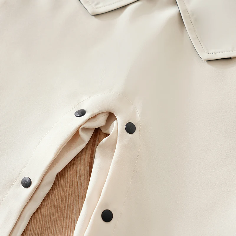 ملابس حديثي الولادة بدلة رجالية للحفلات مريحة وناعمة للأولاد والبنات للربيع والخريف بأكمام طويلة