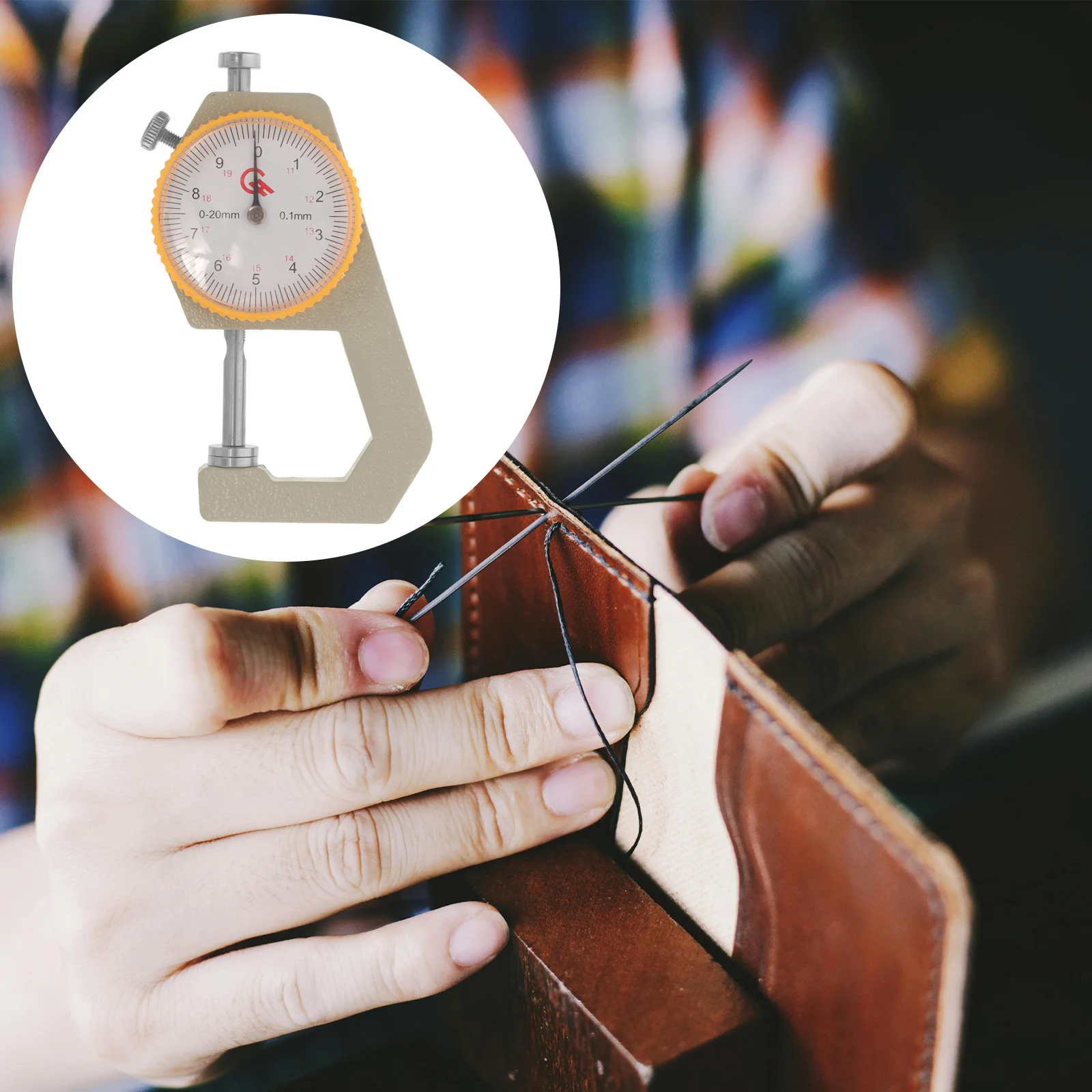 

Precision Thickness Measuring Tool Accurate Measurement for DIY Production User Friendly Gauge