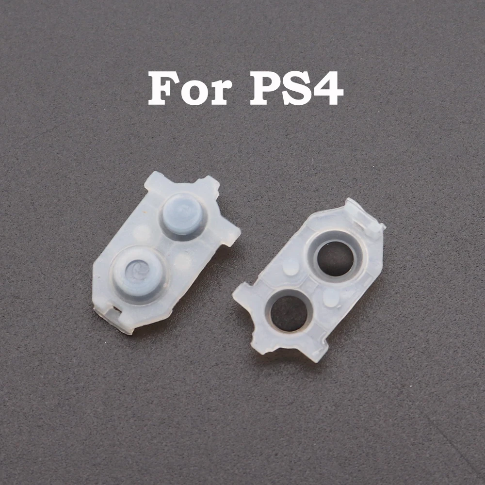 1Set For PS4 Controller JDS 001 JDS 010 JDS 030 040JDM 050 055 Conductive Silicone Rubber Pads for Dualshock 4 L2 R2 Buttons
