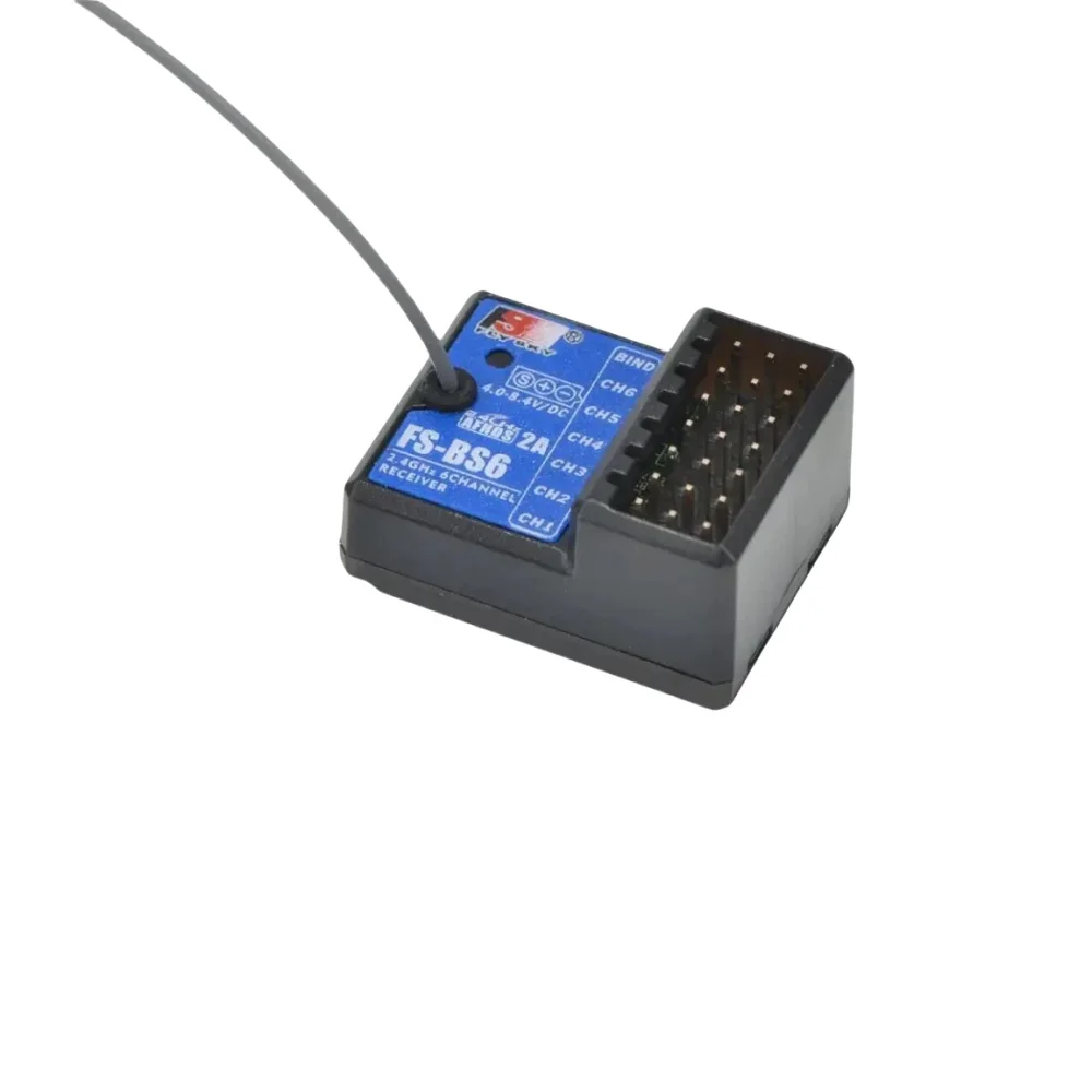 FlySky FS-BS6 2.4Ghz 6CH AFHDS2 Receptor para FS-GT5 FS-IT4S Transmissor Peças de Controle Remoto para Barco de Carro RC