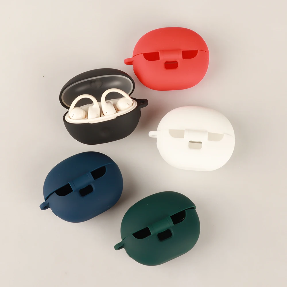 Soft Silicone Sleeve for Baseus Bowie MC2 S Wireless Earbuds Charging Case Shock Absorption Durable Earbuds Protective Shell