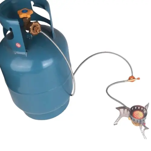 금속 방풍 이중 불꽃 시가 라이터, 야외 캠핑 주방 바베큐 용접 건, 부탄 가스 라이터, 흡연 액세서리 가제트 