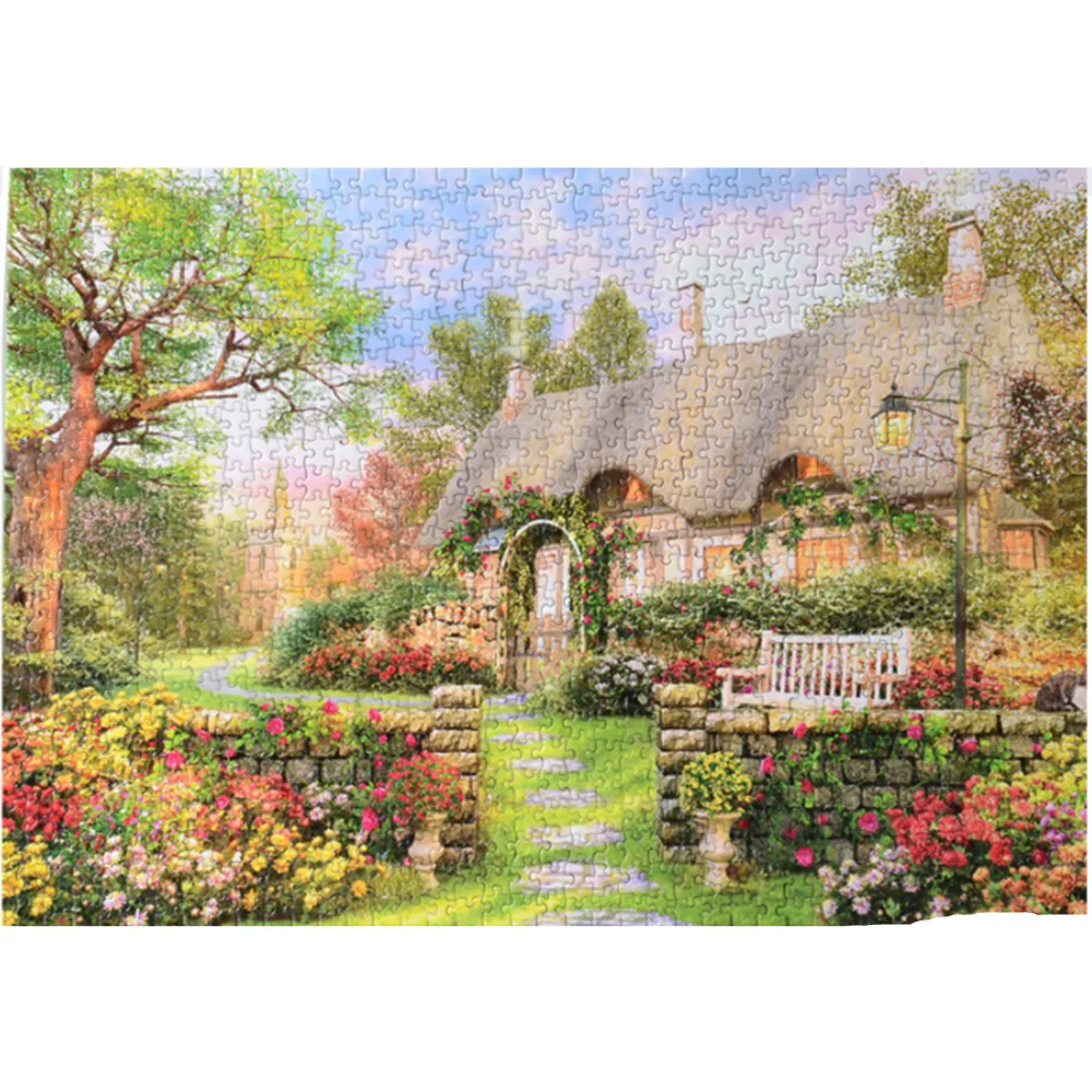 Mini Jigsaw Puzzle 1000 Pieces for Adults New York Time Square Home Decor Adults Puzzle Games Puzzles Educational Toys for Kid