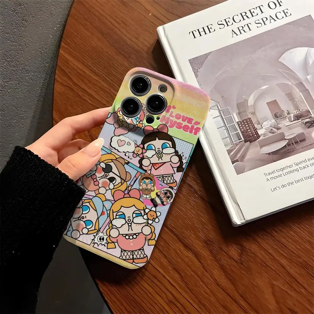 C-Crybaby-funda de teléfono con dibujos animados, película coreana INS para iPhone 16 15 14 13 12 11 Pro Max Plus, funda de lujo