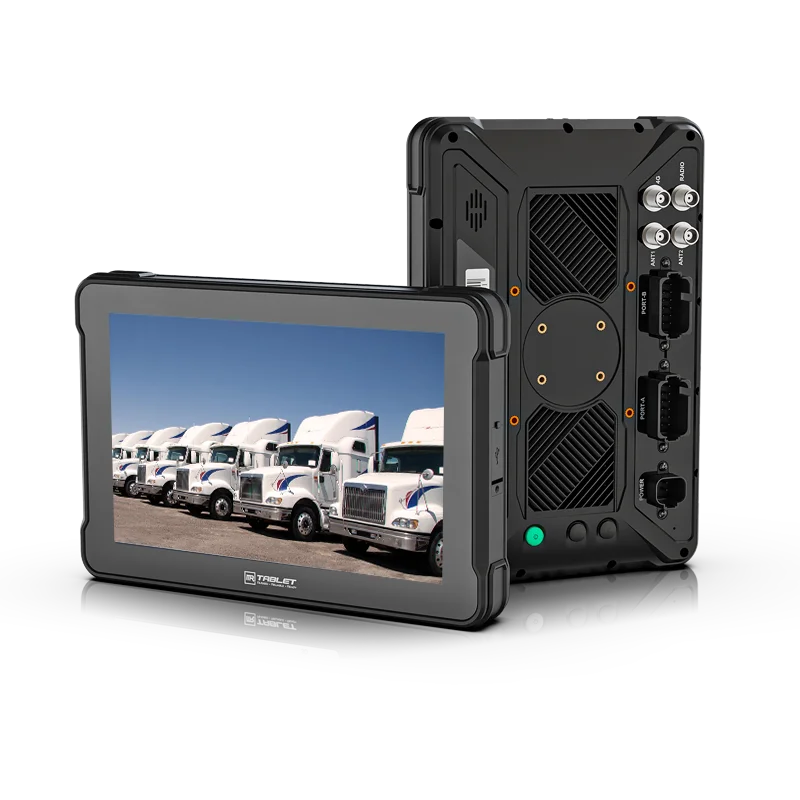 New 10.1 Inch 1000 Nits Rugged Tablet PC Android 9.0 GPS BT WIFI 4G with RS232 RJ45 CANBUS GPIO for Fleet Management