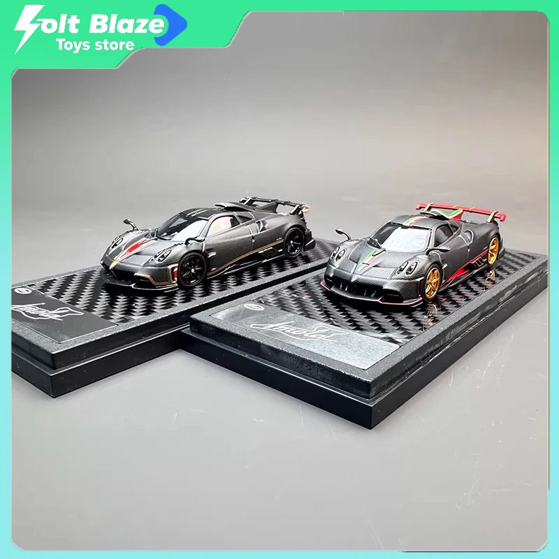 

LCD 1/64 Scale Pagani Imola Hypercar Diecast Limited Car Model Room Ornament Display Cars Model Simulation Collection Boy Gift
