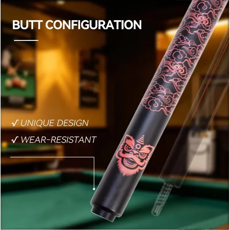 OKHEALING High Quality Carbon&Fiberglass Center Joint Cue Radial Joint Lightweight Durable for Pool Snooker