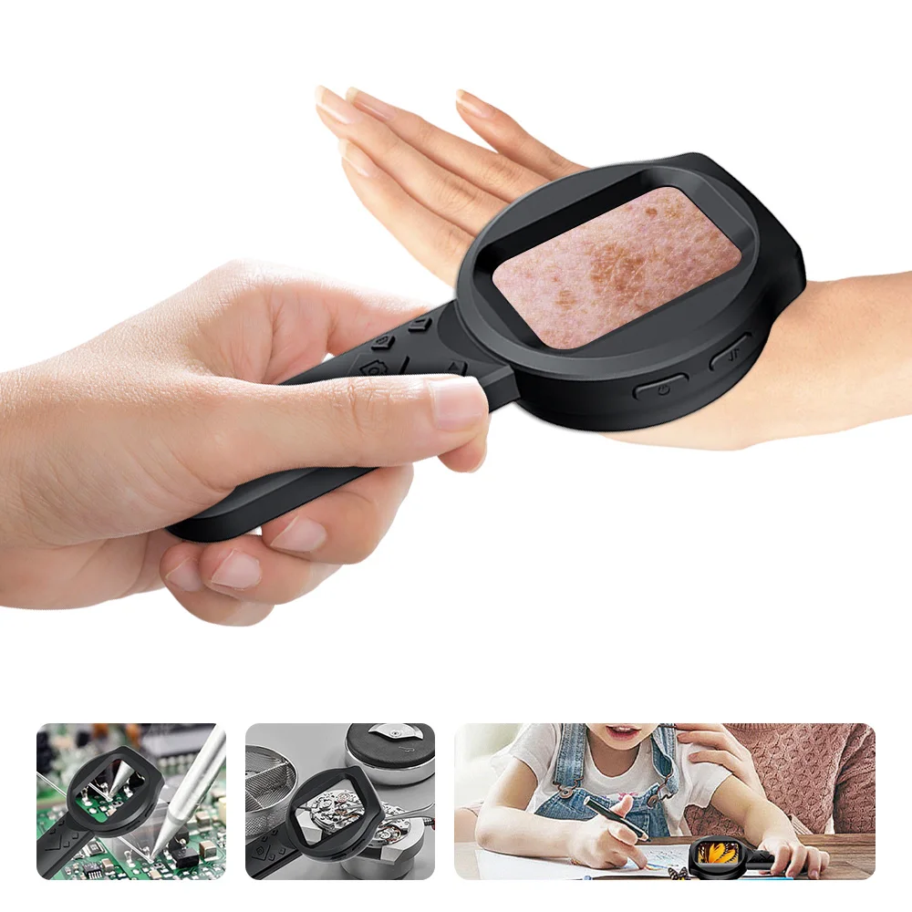 

2,8-дюймовый IPS цифровой микрофон 300X ручной инструмент микроскоп детский научный лабораторный микроскоп для растений ювелирные изделия промышленный