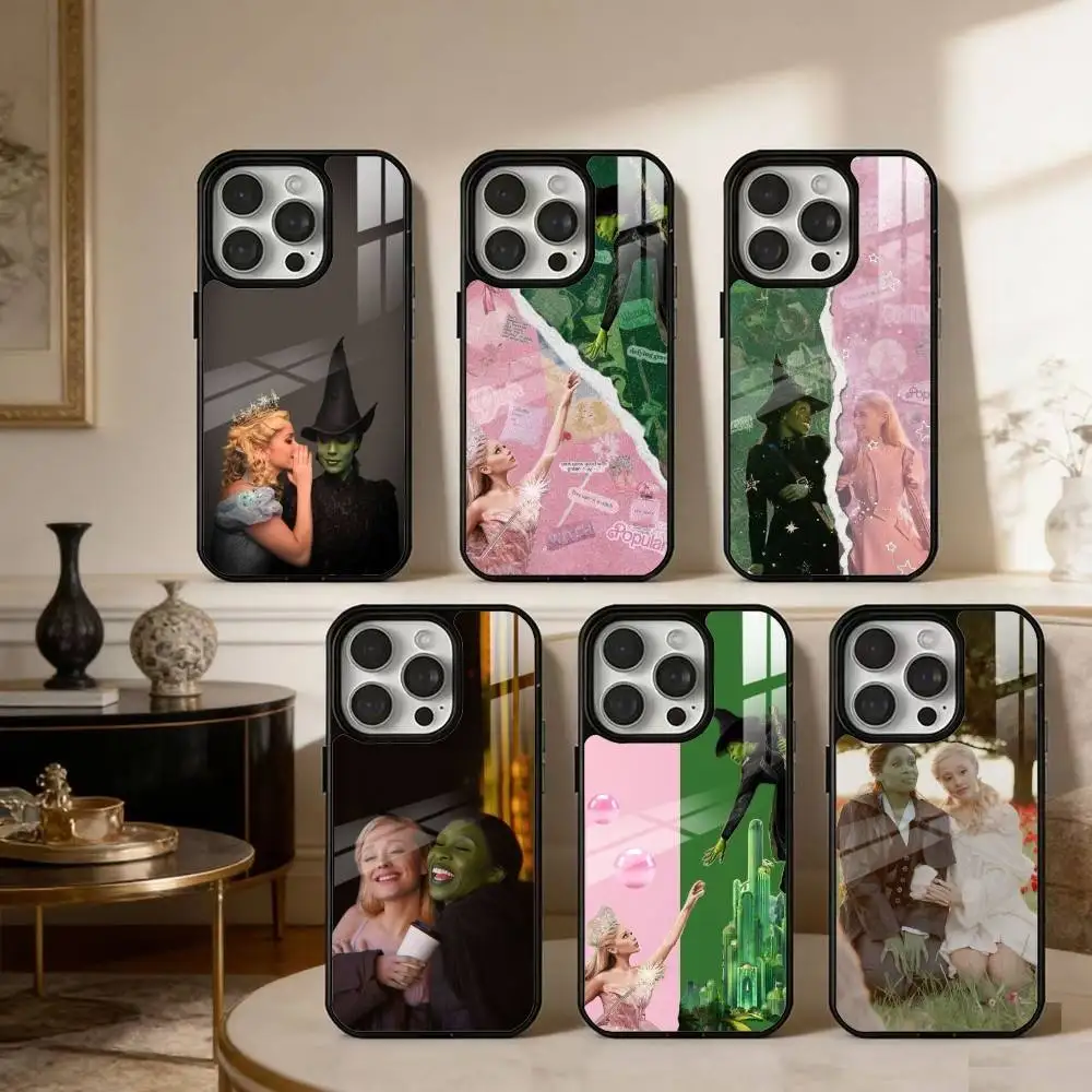 

W-Wicked Musical Green Pink Phone Case For iPhone 17,16,15,14,13,Pro,Max,Plus,Magnetic For Magsafe Wireless Charging
