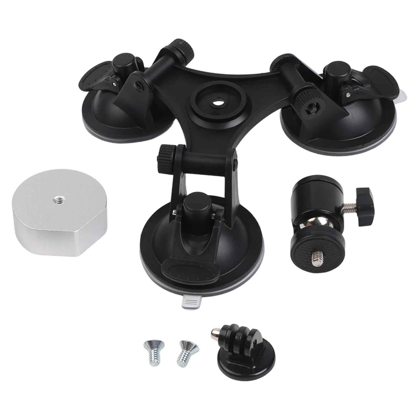 Outdoor Installation Bracket Car Accessories 180 Degree Rotation Aluminum Alloy Compact Storage For Smooth Surfaces