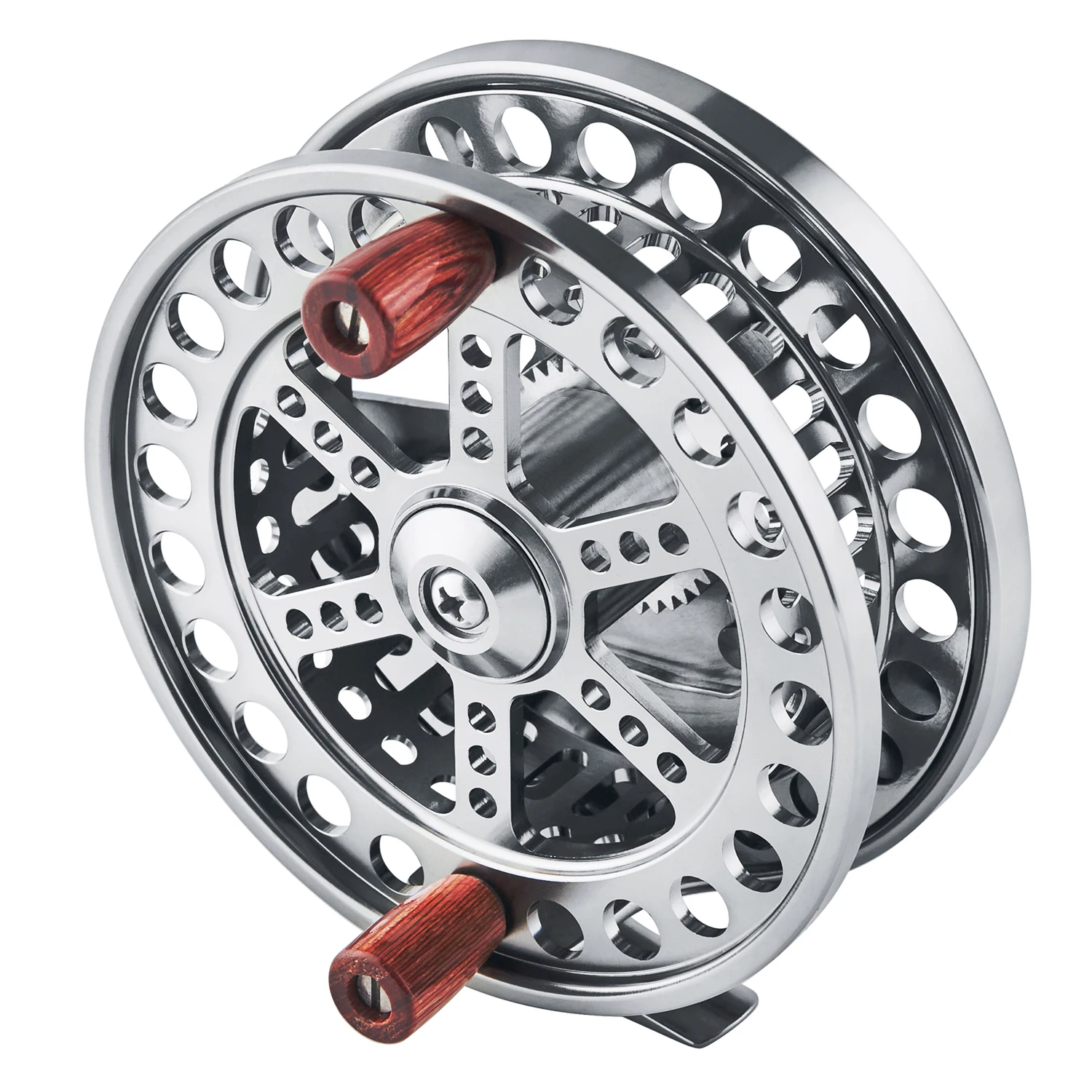 CNC MACHINED ALUMINUM CENTER PIN CENTREPIN FLOATING REEL 108MM 4 1/4 INCH STEELHEAD SALMON TROTTING FISHING