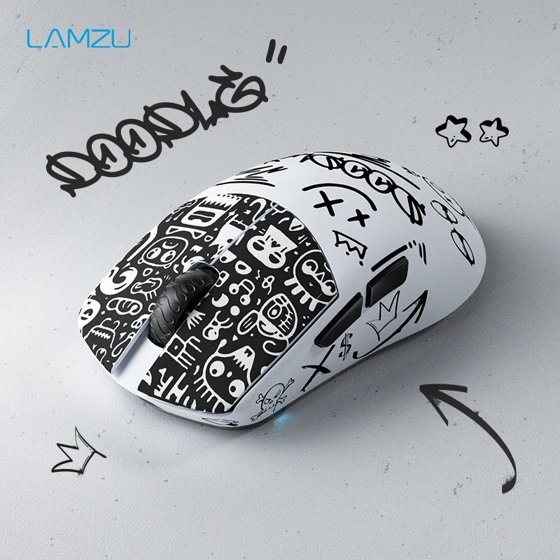 Imagem -05 - Lamzu Maya-mouse sem Fio Personalizado Dual-mode Paw3950 Chip Nórdico 8k E-sports Leve Fps Jogos pc Acessórios Gamer