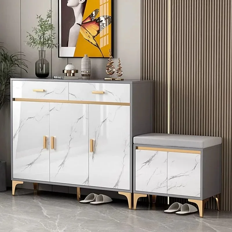 

Vintage Closet Shoes Rack Mobile Garden Organizer Organizador Shoes Cabinets Storage Sideboards Sapateira Ornaments Home Decor