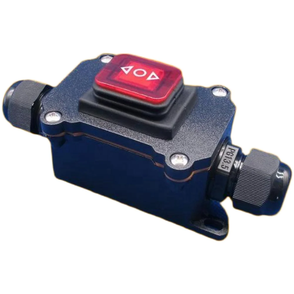 30A 250V Waterproof 3 Position 6 Pin Boat Switch Bilateral Self Resetting for Marine Electrical System Use and Motor Control