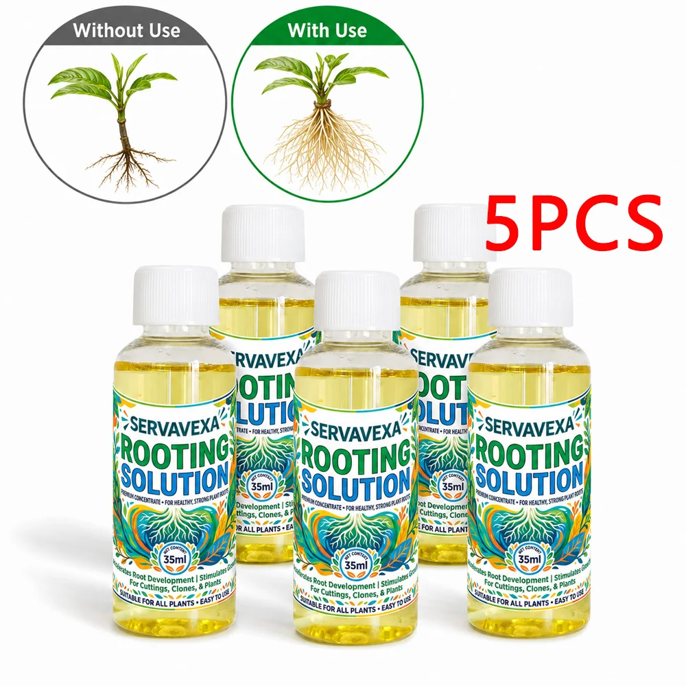 Solución de Enraizamiento Rápido para Plantas de 35 ml, Estimulador de Crecimiento Líquido, Fertilizante Nutritivo para Esquejes, Bonsáis, Suculentas, Cuidado de Plantas de Interior