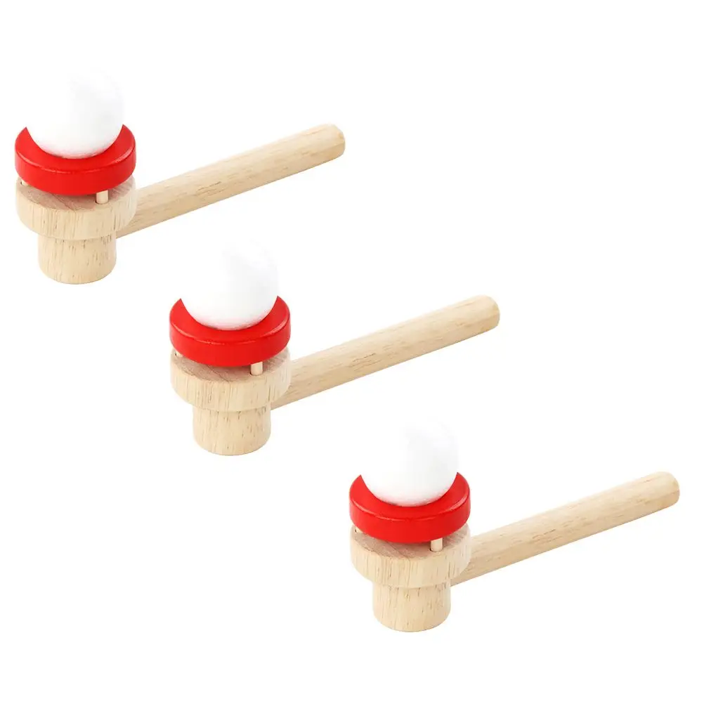 

3 Pcs Ball Blower Kids Toys Breath Suspension Balance Game Floating Balls Balanced Game Pipes Educational Playthings