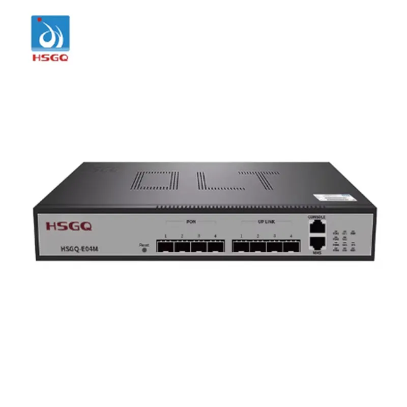 HSGQ EPON OLT 4 PON Inside Power SNMP WEB CLI HA7004T With Compatible HUAWEI ZTE FIBER HOME XPON EPON ONU Free Shipping