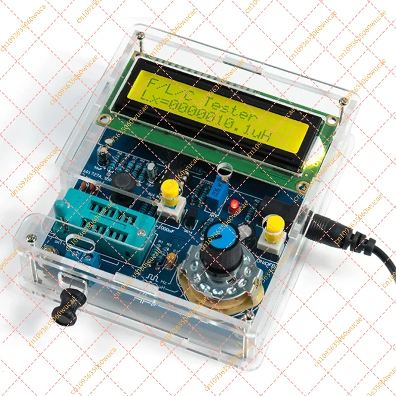High-Precision DC 5V Inductance & Capacitance Meter | Multi-Function Transistor Tester with Protective Case