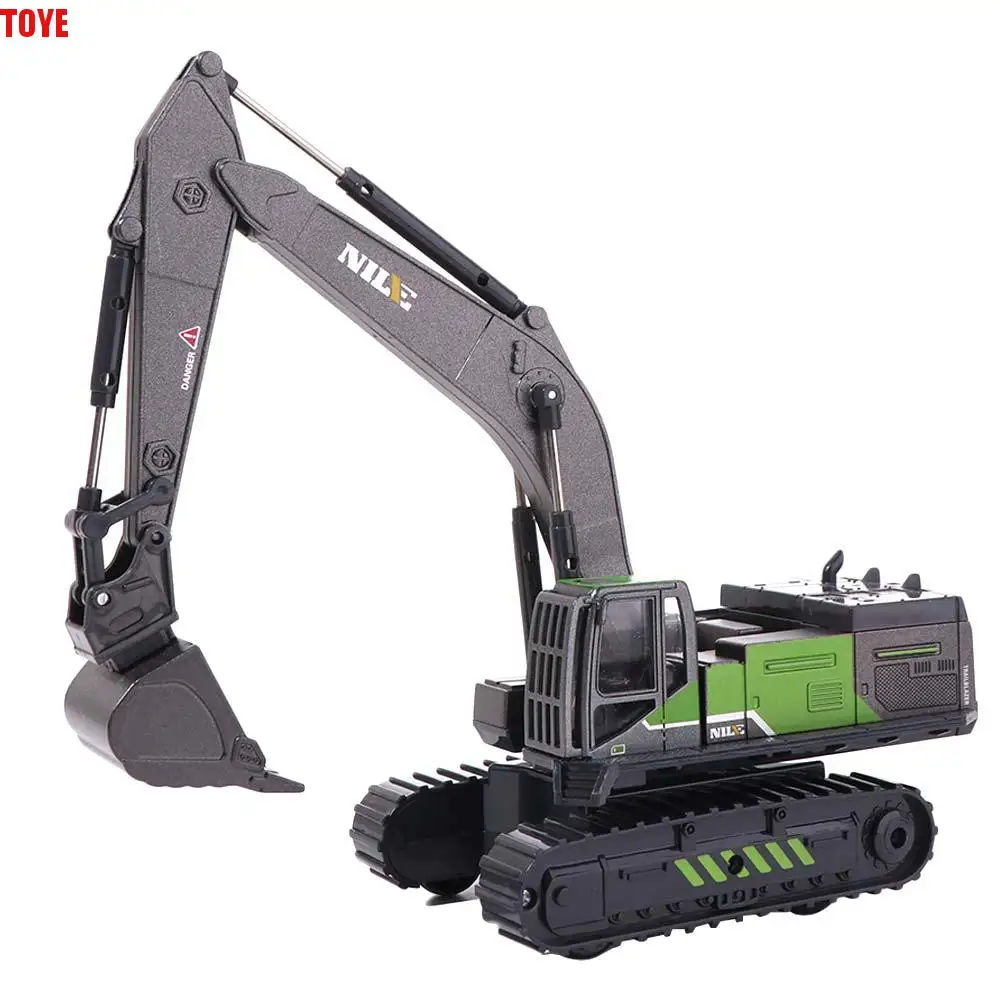 

Литая под давлением модель инженерного автомобиля из сплава, моделирование бульдозера, вилочный погрузчик, кран, грузовик, игрушки, масштаб 1:50, коллекция автомобиля, экскаватор