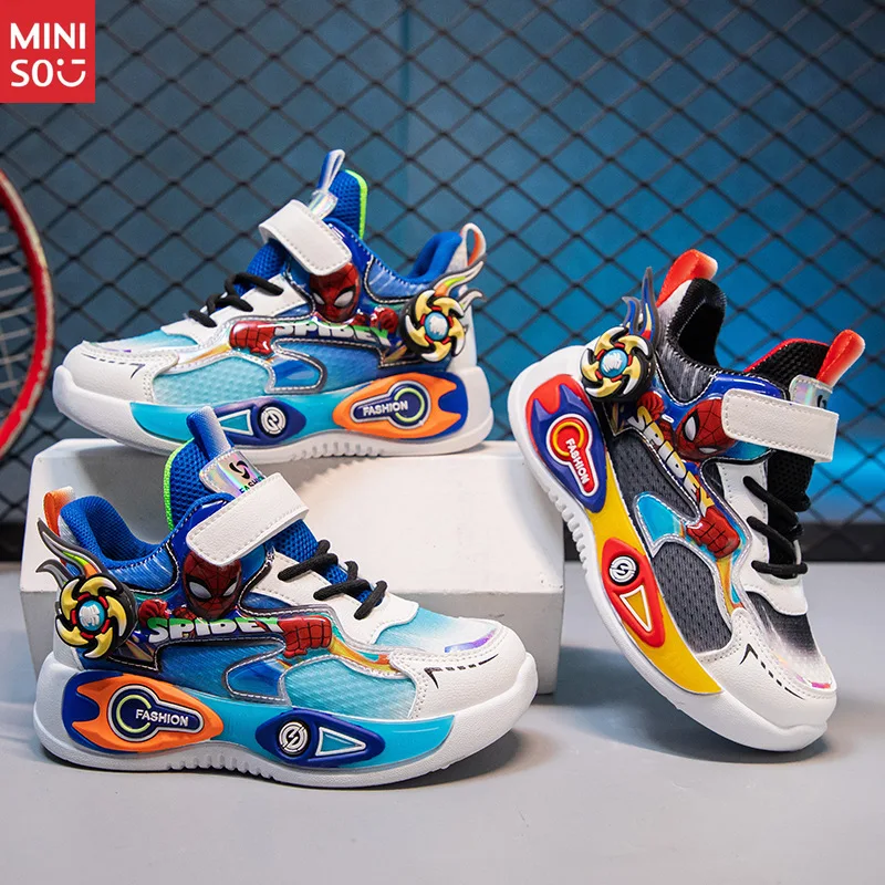 miniso-boys-soft-sole-sneakers-spring-autumn-new-ins-style-lightweight-versatile-basketball-shoes