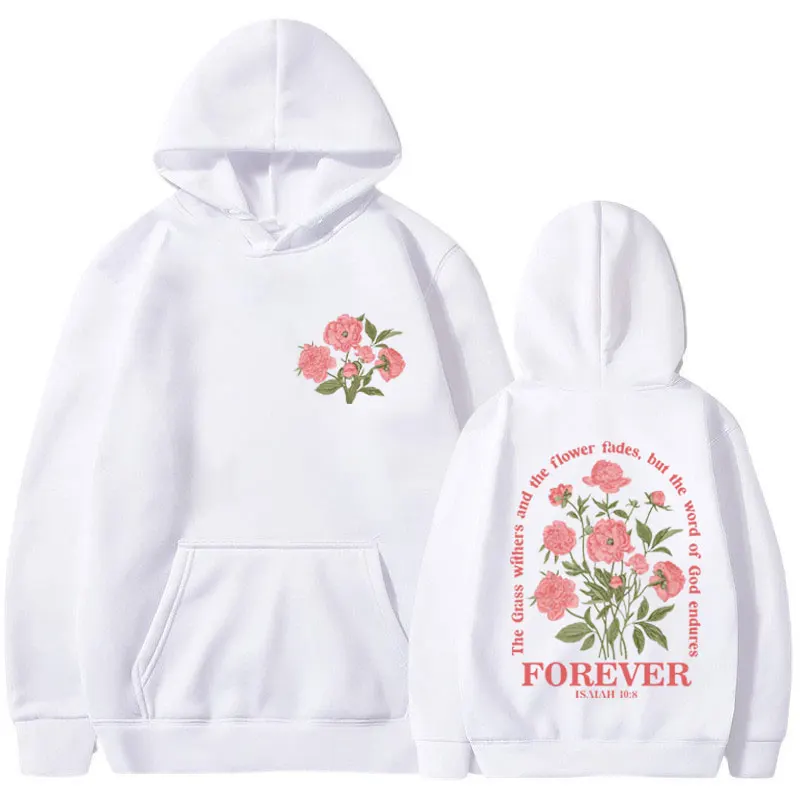 Boho Living Proof of A Loving God Hoodie Men Women Retro Christian Sublimation Wildflower Bible Verse Funny Fashion Sweatshirts