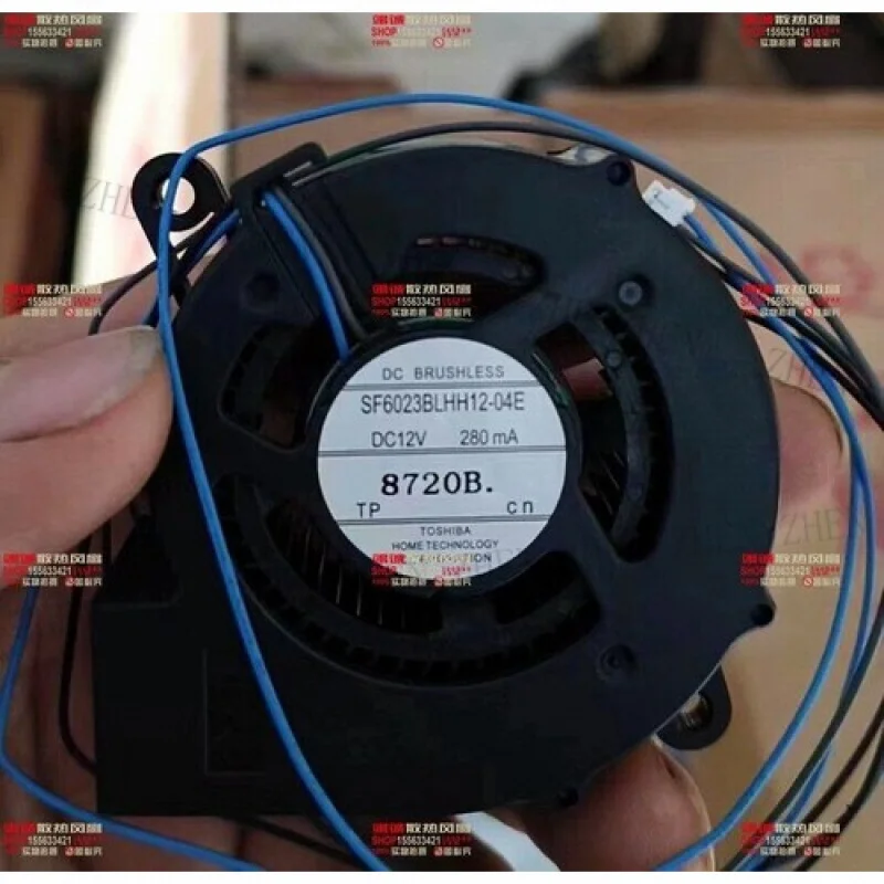 Y 1 Pc. New SF6023BLHH12-04E Projector Blower Fan DC12V 280mA 6CM 3Pin