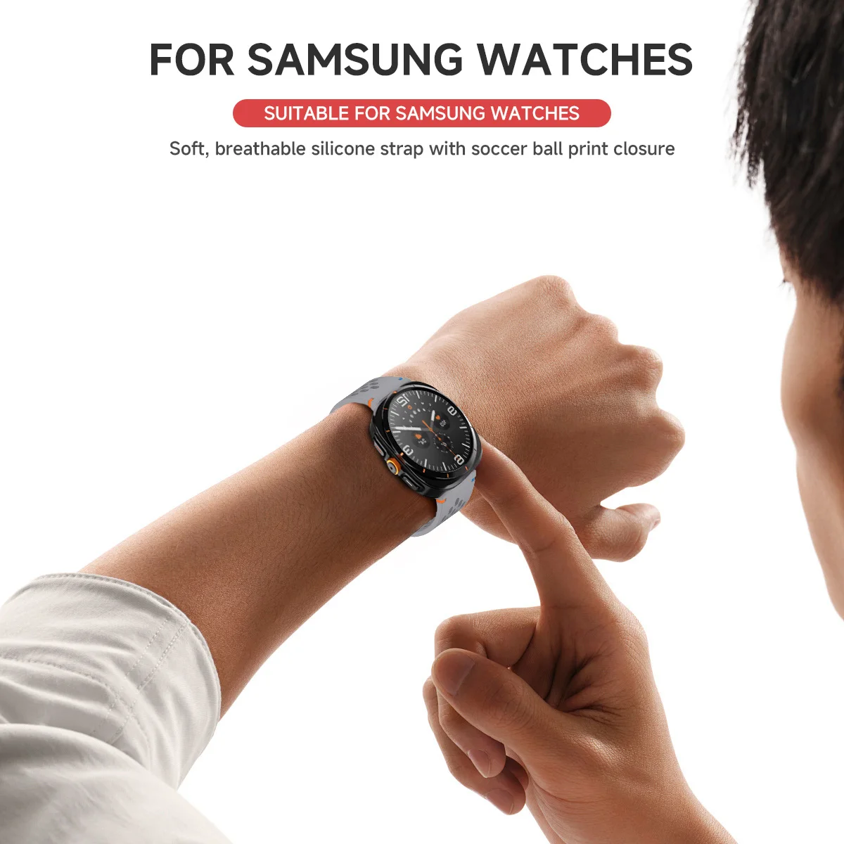 Silicone Magneti Buckle Band +Change To Case Tempered Glass Full Protective Cover Bumper for Samsung Galaxy Watch 7 6 40mm 44mm