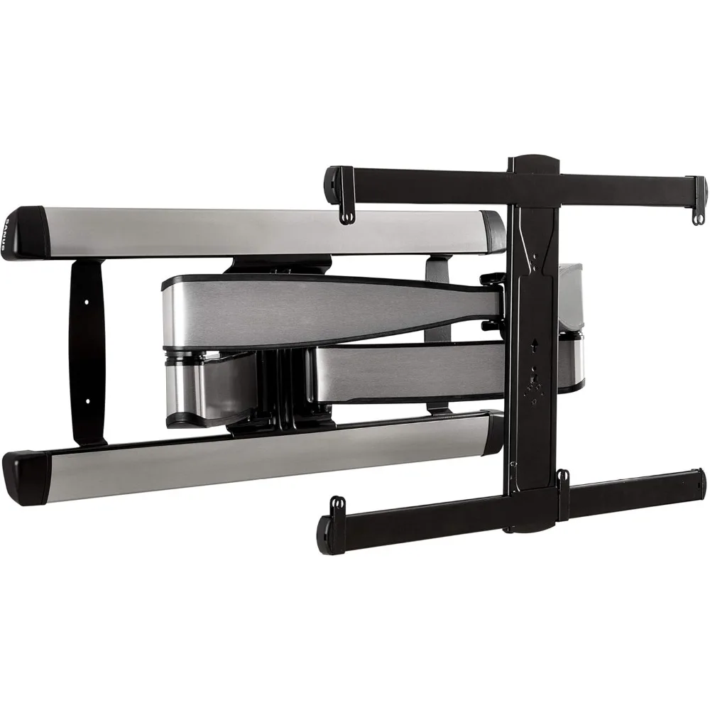 

Premium Full Motion TV Wall Mount for TVs Up to 90" - Stainless Steel Finish with Smooth Extension, Swivel & Tilt