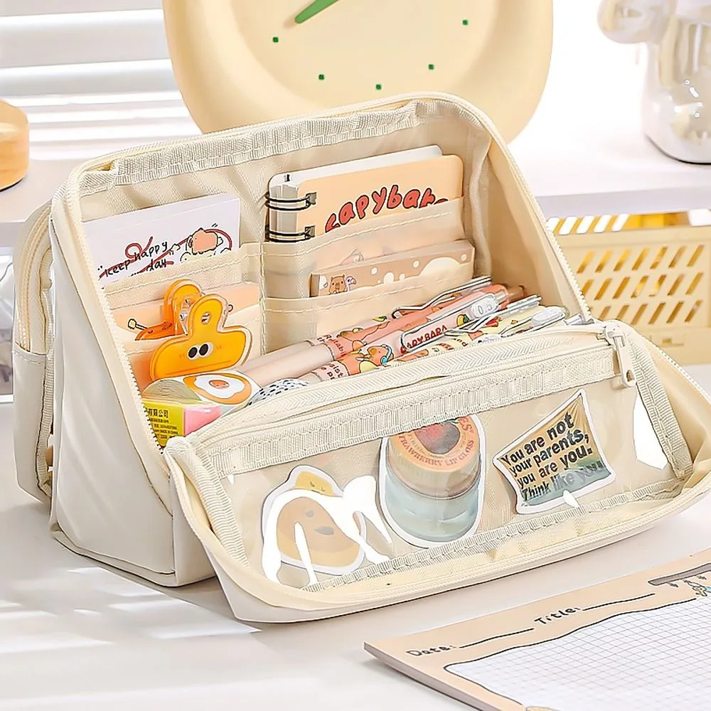 New Nine Layer Pen Bag Detachable Multi-functional Pencil Bag​​ Large Capacity Pocket Partition Pencil Case for Student Gift