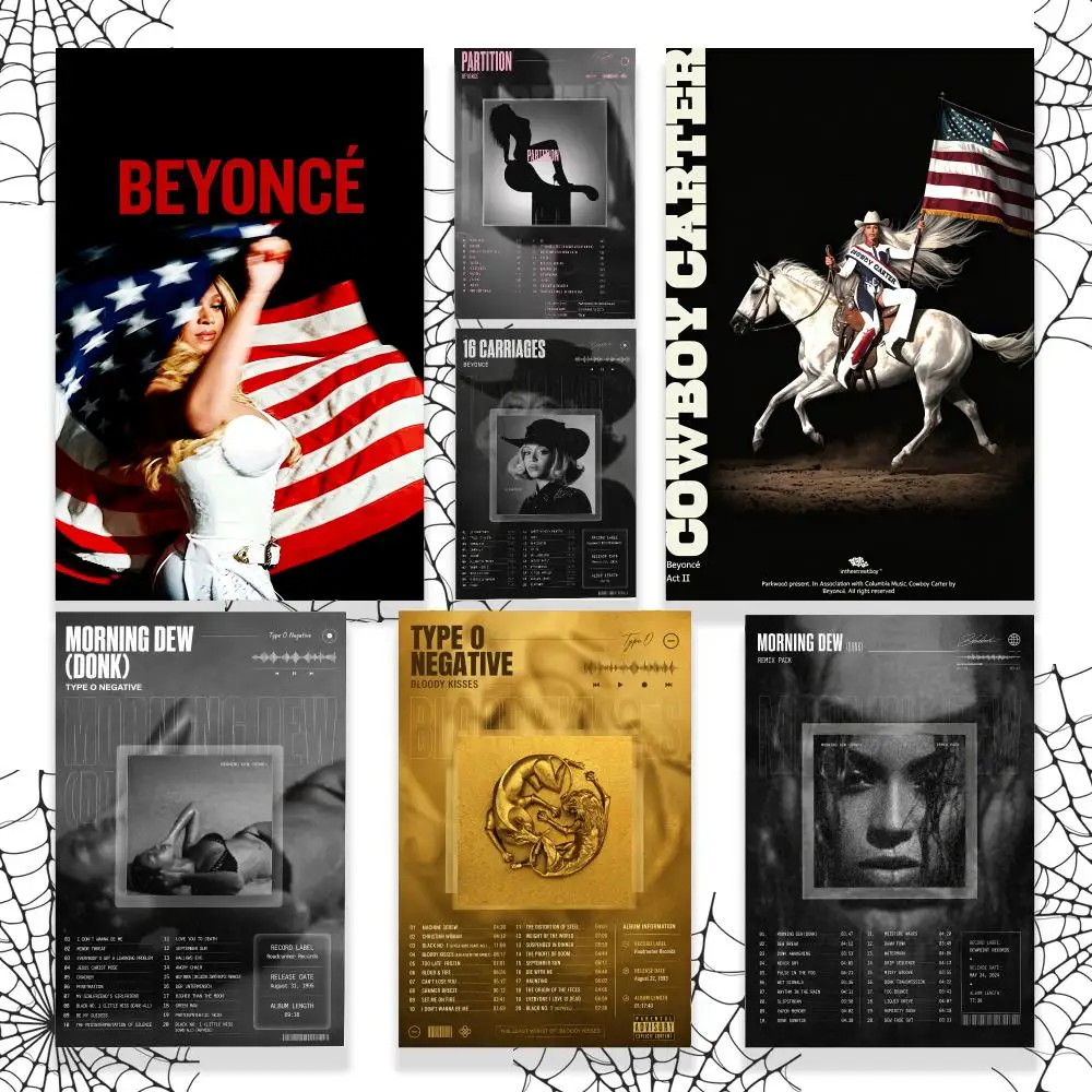 Beyoncé American Pop Singer Graphic Wall Art Poster HD Waterproof PP Paper Print for Bedroom Living Room Office Decor Gift