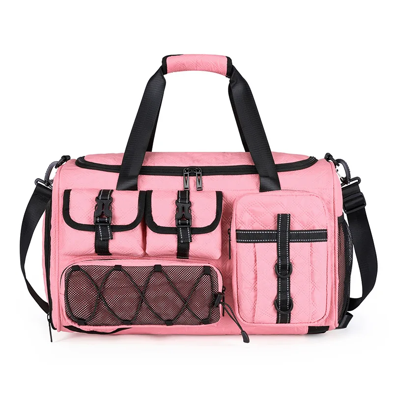 Large Capacity Yoga Fitness Backpack, Waterproof Travel Tote Bags, One Shoulder Fitness Bag with Independent Shoe Compartment