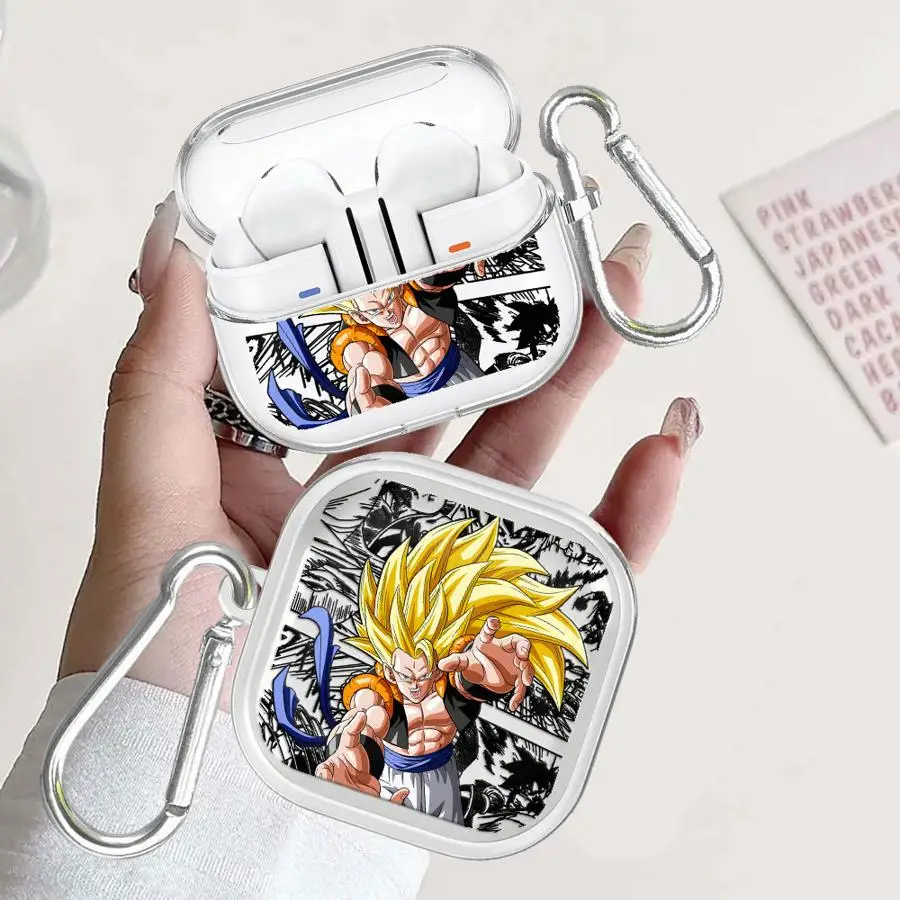 D-ragonS B-allS Super Clear Earphone Cases Cover With Hook Case For Samsung Galaxy Buds 4Pro 3 FE 2 Live 2Pro 4 Pro 3Pro