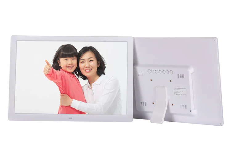 17 Inch Digital Photo Frames,1440x900 Digital Picture Frame with Remote Control, Music Video Clock Calendar Advertising Player