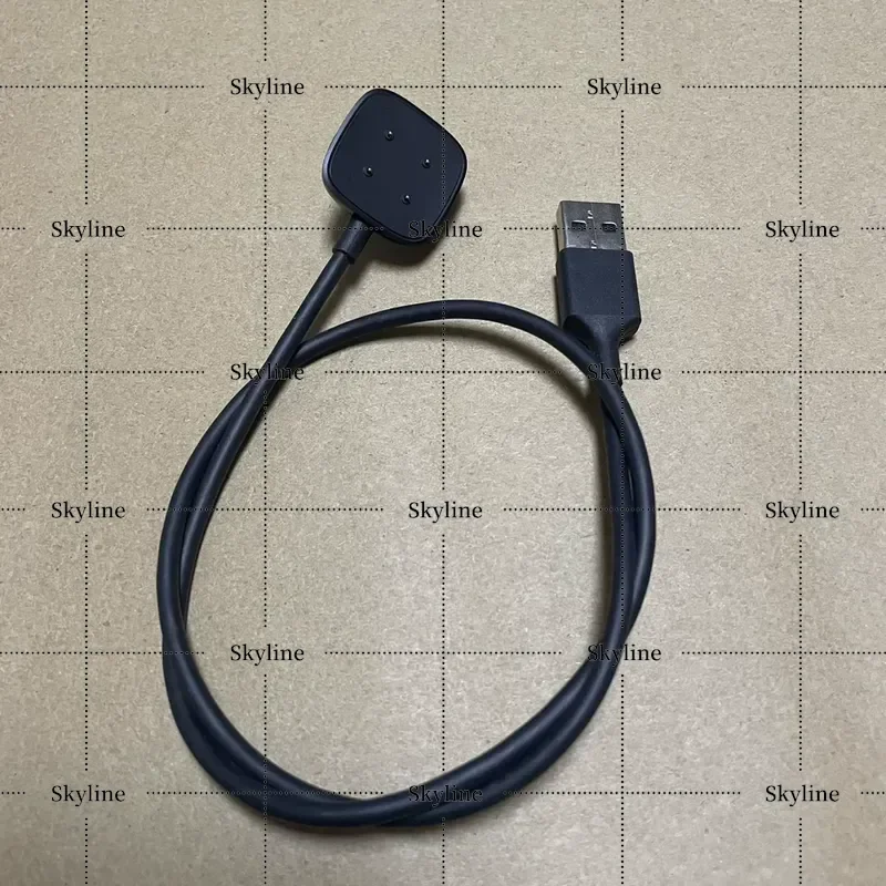 Magnetic USB Charging Cable and Charging Dock Suitable for Fitbit Sense Versa 3 Versa 4 Smartwatch Bracelet Charger Station