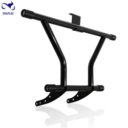 Moto Black Highway Peg 2 Step Crash Bar Engine Guard Forward Control for Harley 2018-up Softail Fat Bob Sport Glide Softail Slim