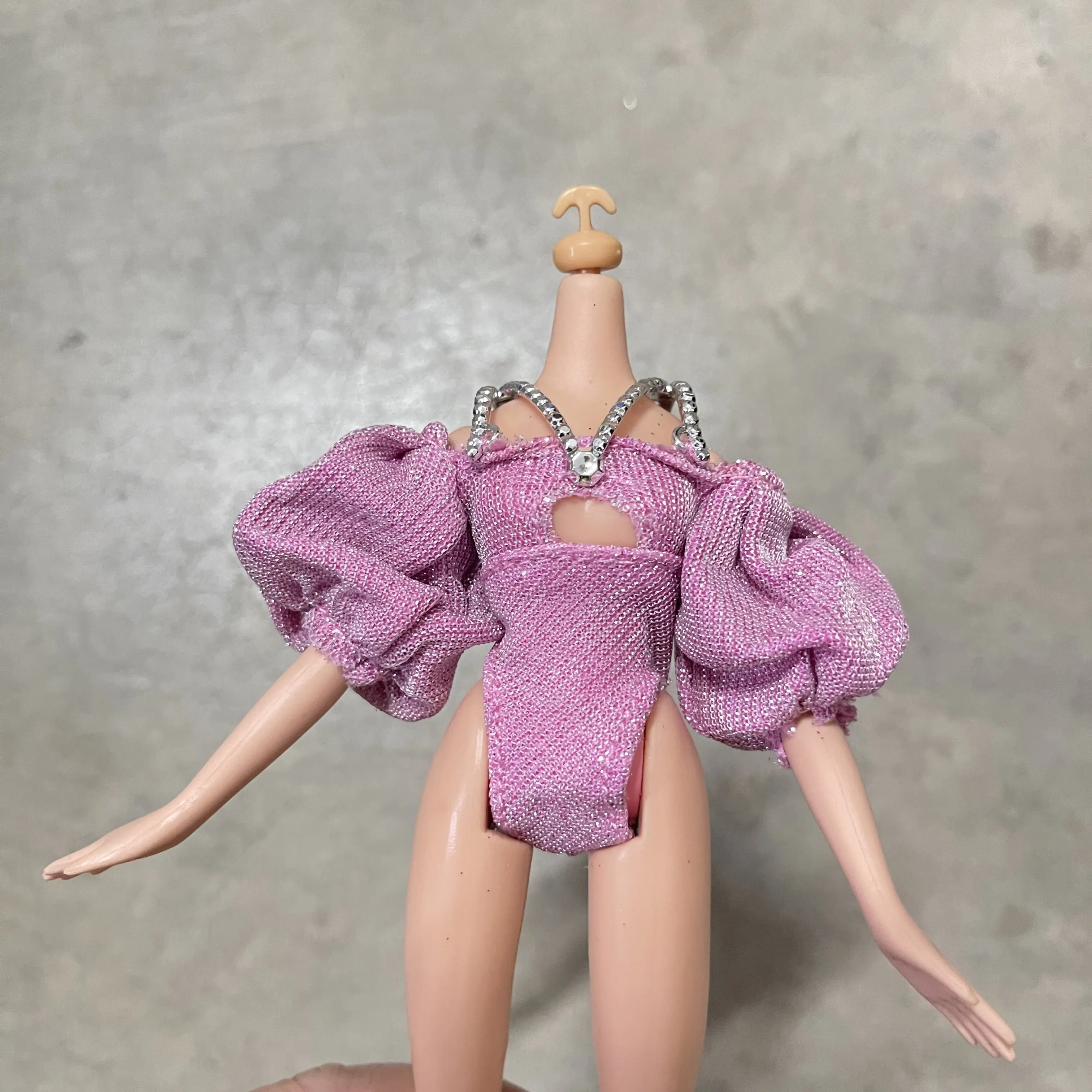 J3 the clothes fur tops coat skirt shorts for 1/6 doll Rainbow High doll fashion cool doll - view 3