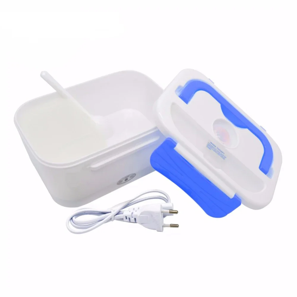 Electric Heating Lunch Boxes for Home and Car, Food Container, Portable Dish Bento Box, Spoons or Chopsticks Lunch Box, 12V, 220